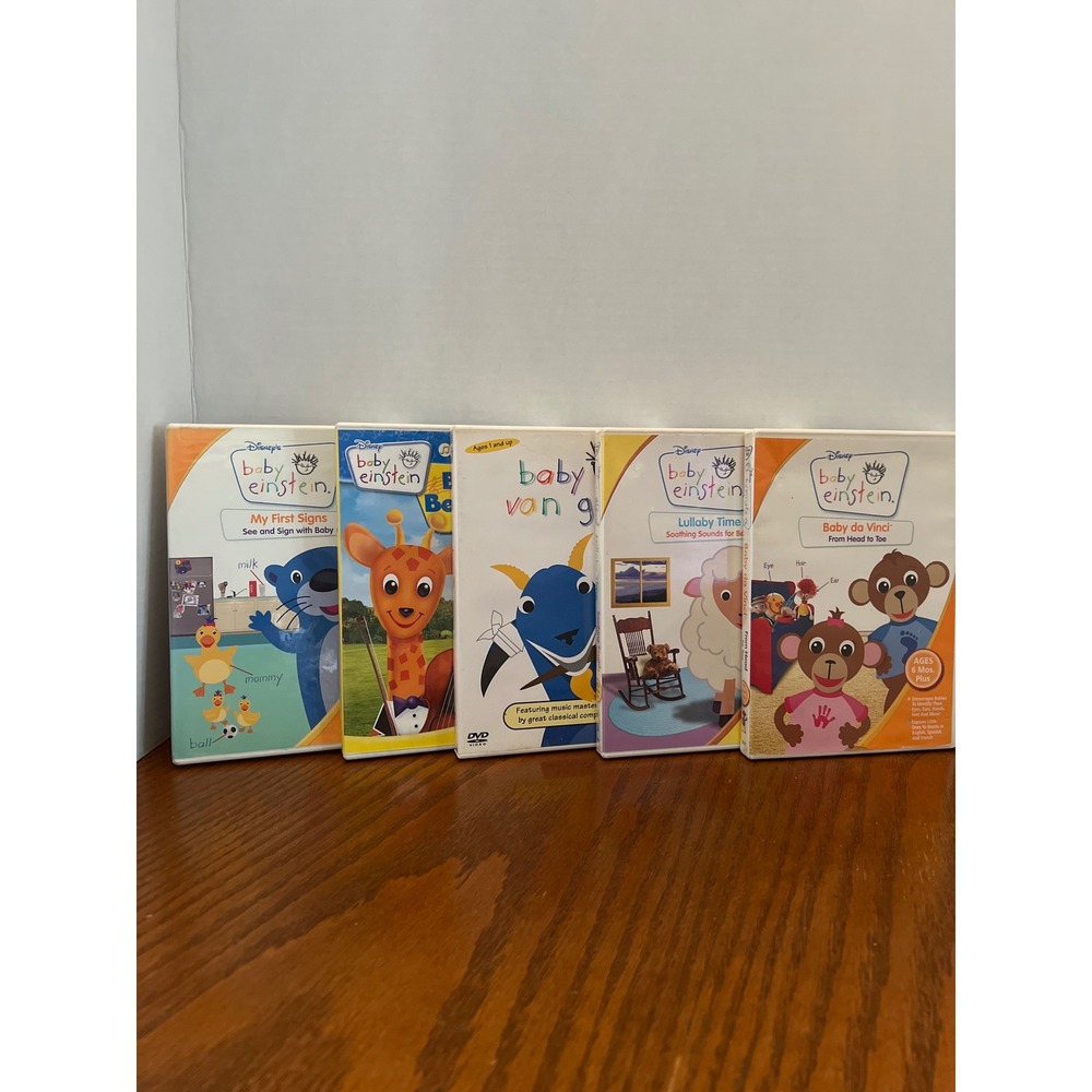 Disney Baby Einstein Videos Lot of 5